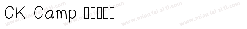 CK Camp字体转换